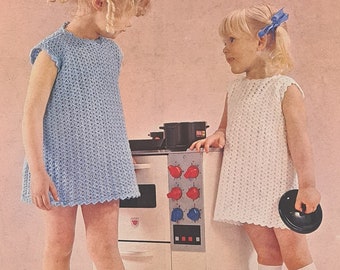 Crochet pattern for childs dress.