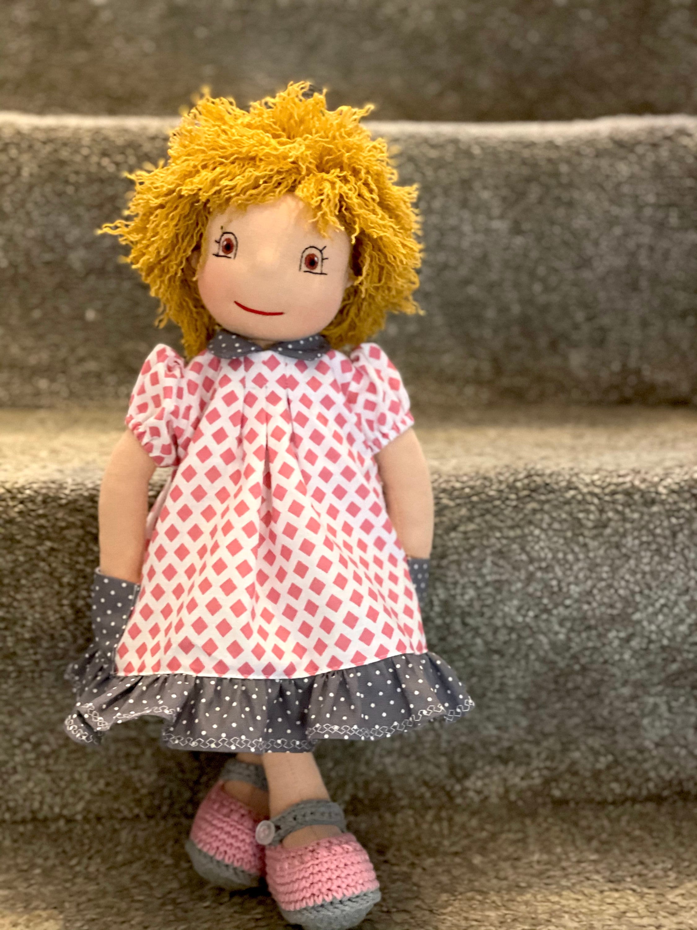 Handmade Rag Doll | Etsy