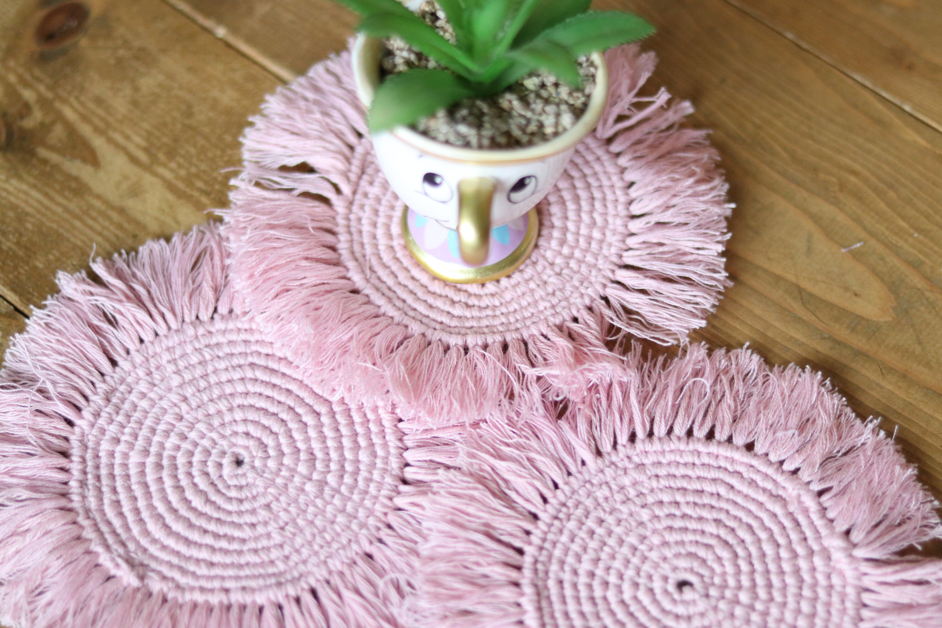 Boho Crochet Coasters Etsy