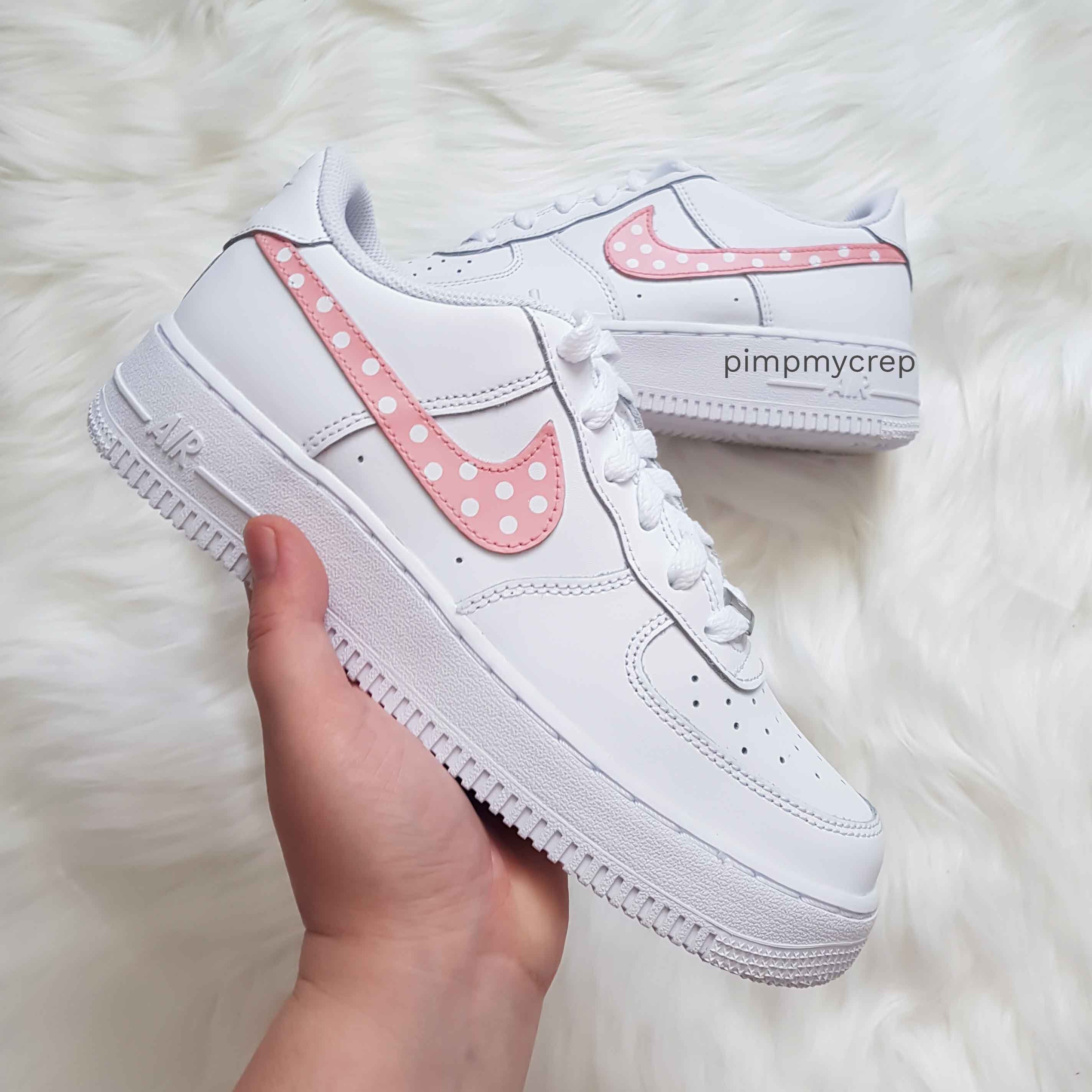 Nike Air Force 1 Pastel swoosh | Etsy