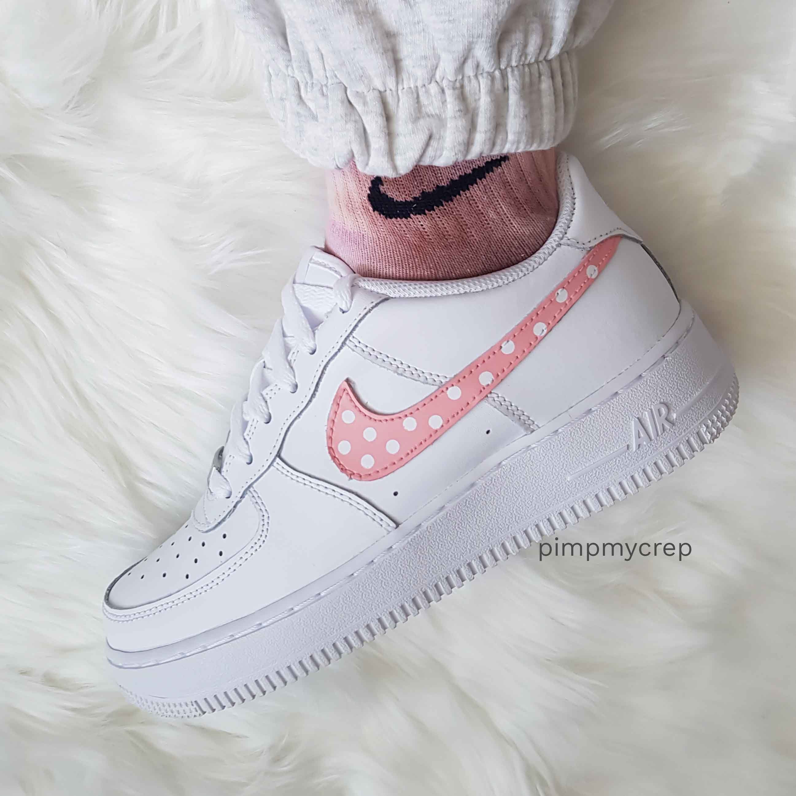 Nike Air Force 1 Pastel swoosh | Etsy