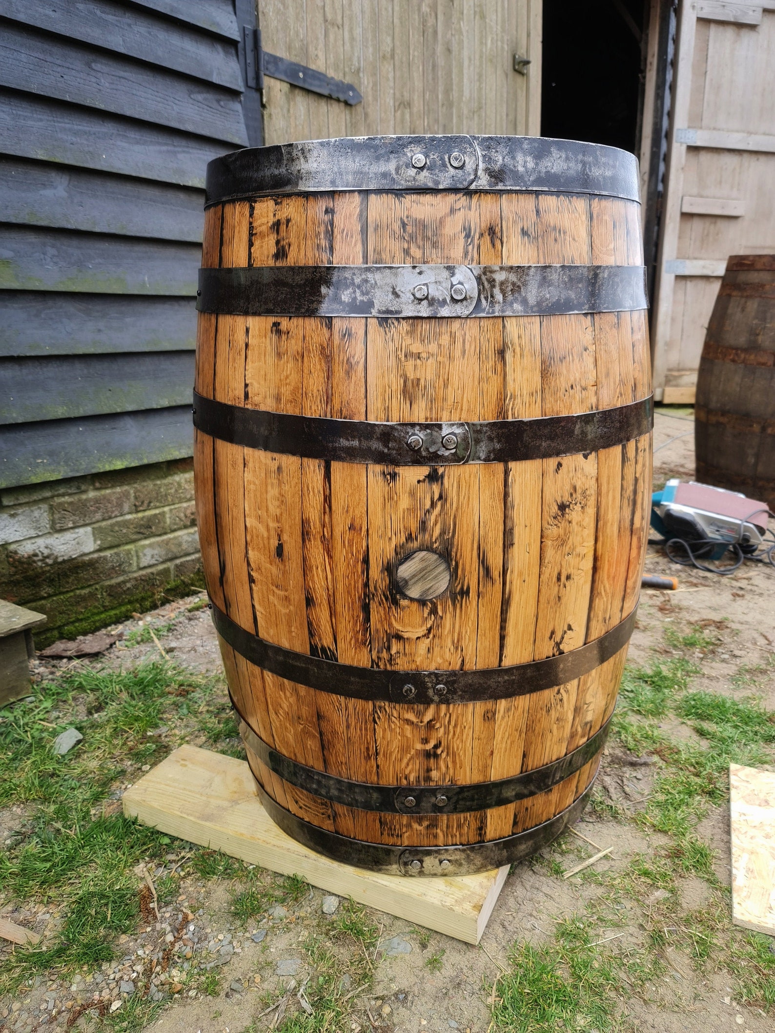 Oak barrels fully refurbished. Etsy