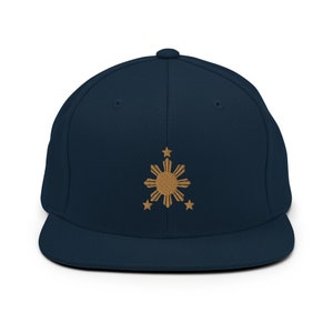 Philippine Sun Snapback Hat | Filipino Flag Sun