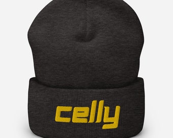 Gorro de hockey Celly con puños: gorro acrílico bordado