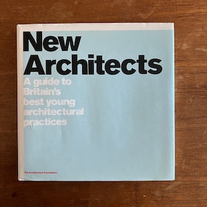 New Architects - A Guide to Britain&#39;s Best Young Architectural Practices Vintage Design and Architecture Coffee Table book