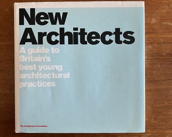New Architects - A Guide to Britain's Best Young Architectural Practices Vintage Design and Architecture Coffee Table book