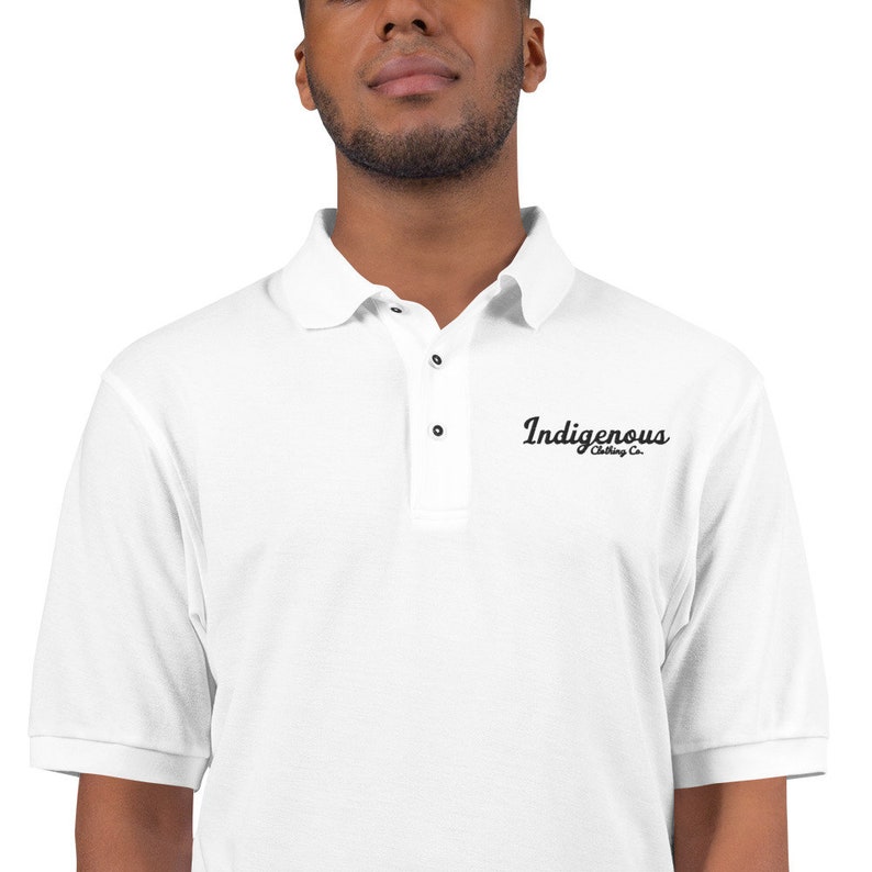 Broded Indigenous Clothing Co. Polo Premium Pour Hommes image 8