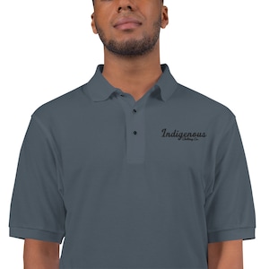 Broded Indigenous Clothing Co. Polo Premium Pour Hommes image 4