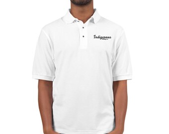 Embroidered Indigenous Clothing Co. (Men's Premium Polo)