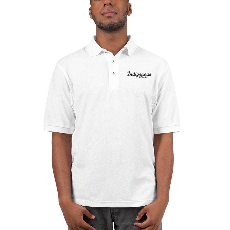 Broded Indigenous Clothing Co. Polo Premium Pour Hommes image 1