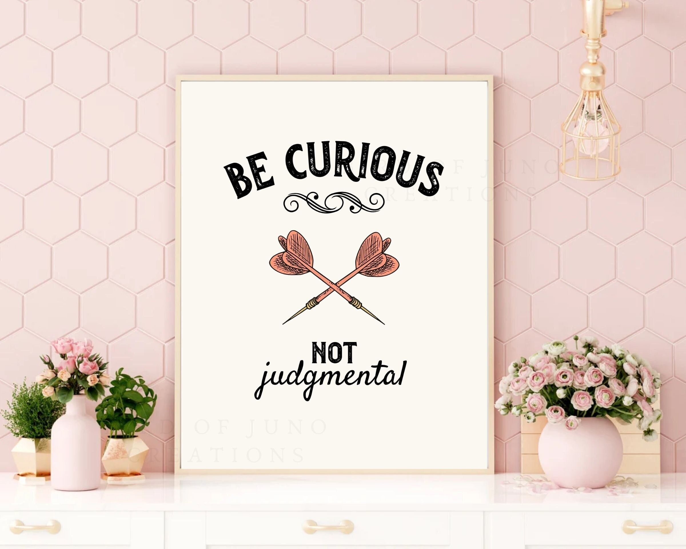 Be Curious Not Judgmental Digital Print - Walt Whitman Quote Digital Download