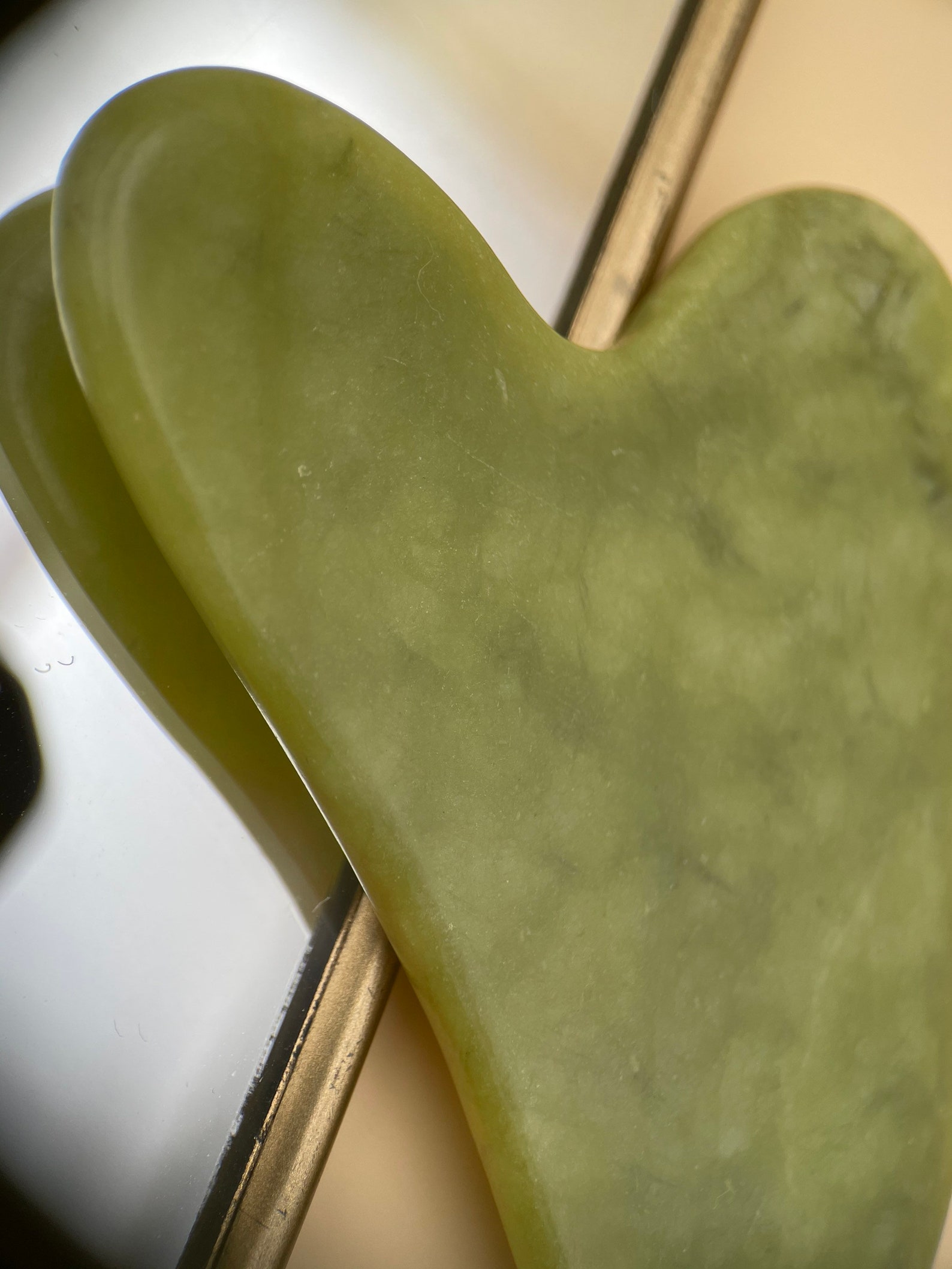Gua sha in jade gua sha natural stone massage tool for face Etsy