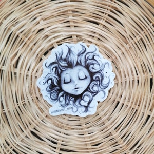 Décalque de soleil, autocollant, autocollant en vinyle scintillant, un cadeau d'art parfait