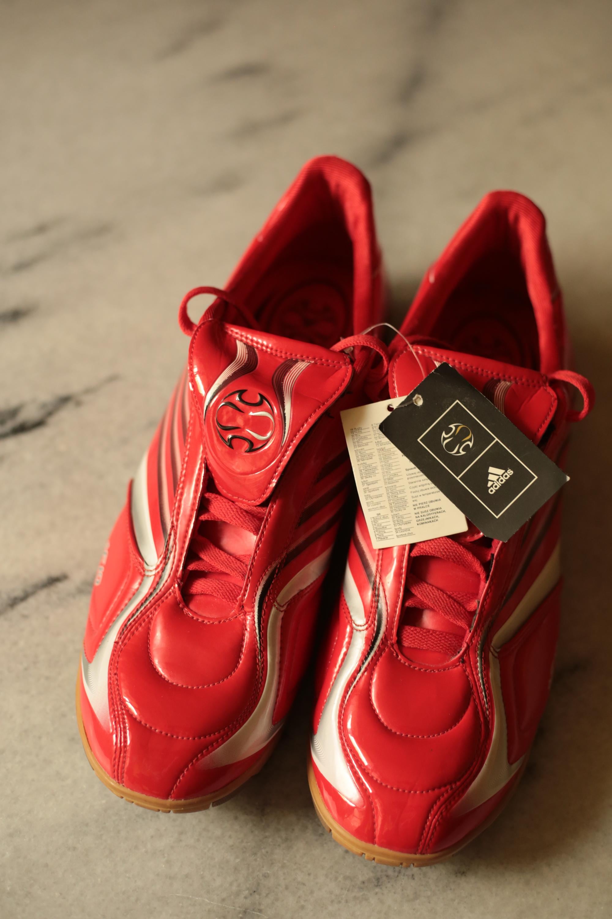 Vintage Deadstock NWT Adidas +F.10 Indoor Soccer Shoes Vintage Deadstock NWT Adidas +F.10 Indoor Soccer Shoes