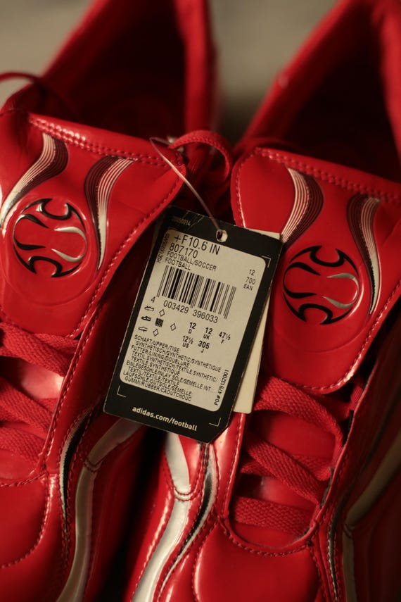 Vintage Deadstock NWT Adidas +F.10 Indoor Soccer Shoes - Size EU