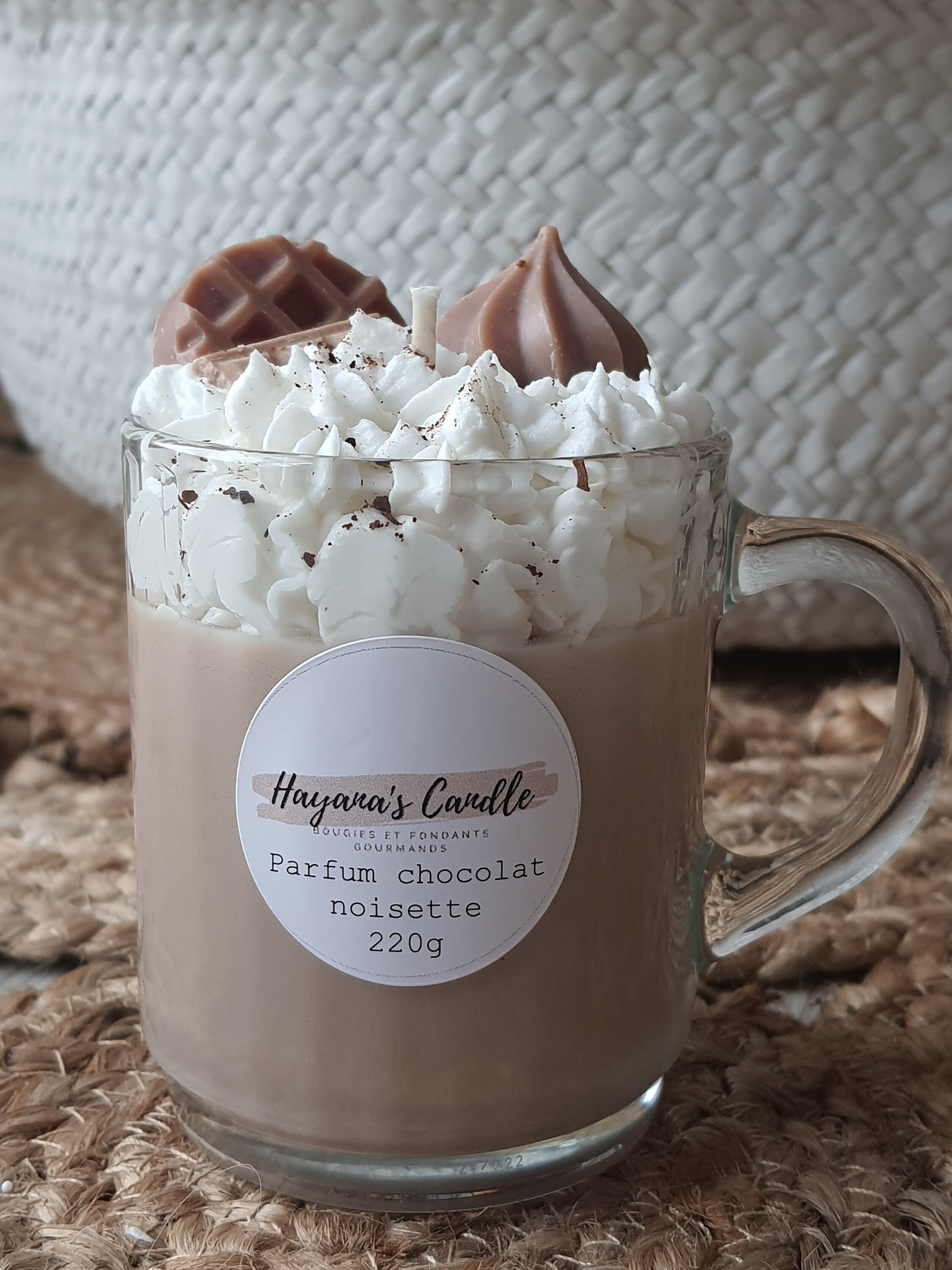 Bougie Chantilly Tasse Transparente