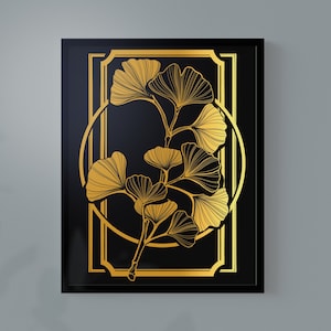 Ginkgo Foil Print