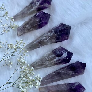 Raw Amethyst Roots with Polished Tip