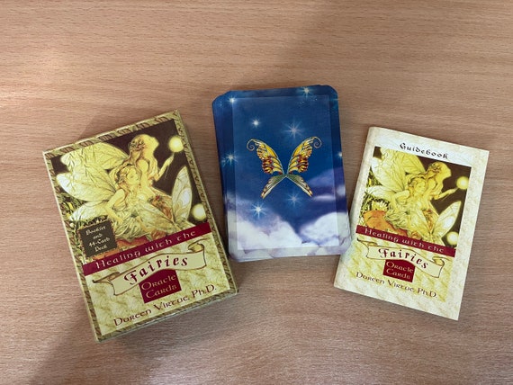 RARE Healing With the Fairies Oracle Cards. Out of Print ORIGINAL Deck and  Guidebook by Doreen Virtue - Genuine Rare Collection - Etsy
