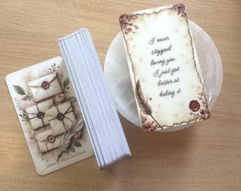 Letters I Never Sent Oracle Deck: Love & Romance Messages