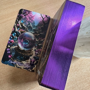 Tarot magique de cristal. Belles images de tarot. Parfait pour les débutants et les lecteurs de tarot professionnels