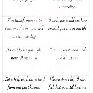 PDF Clear Feelings Oracle. Love Messages Oracle Cards. Romance Oracle Deck. PDF Printable Deck