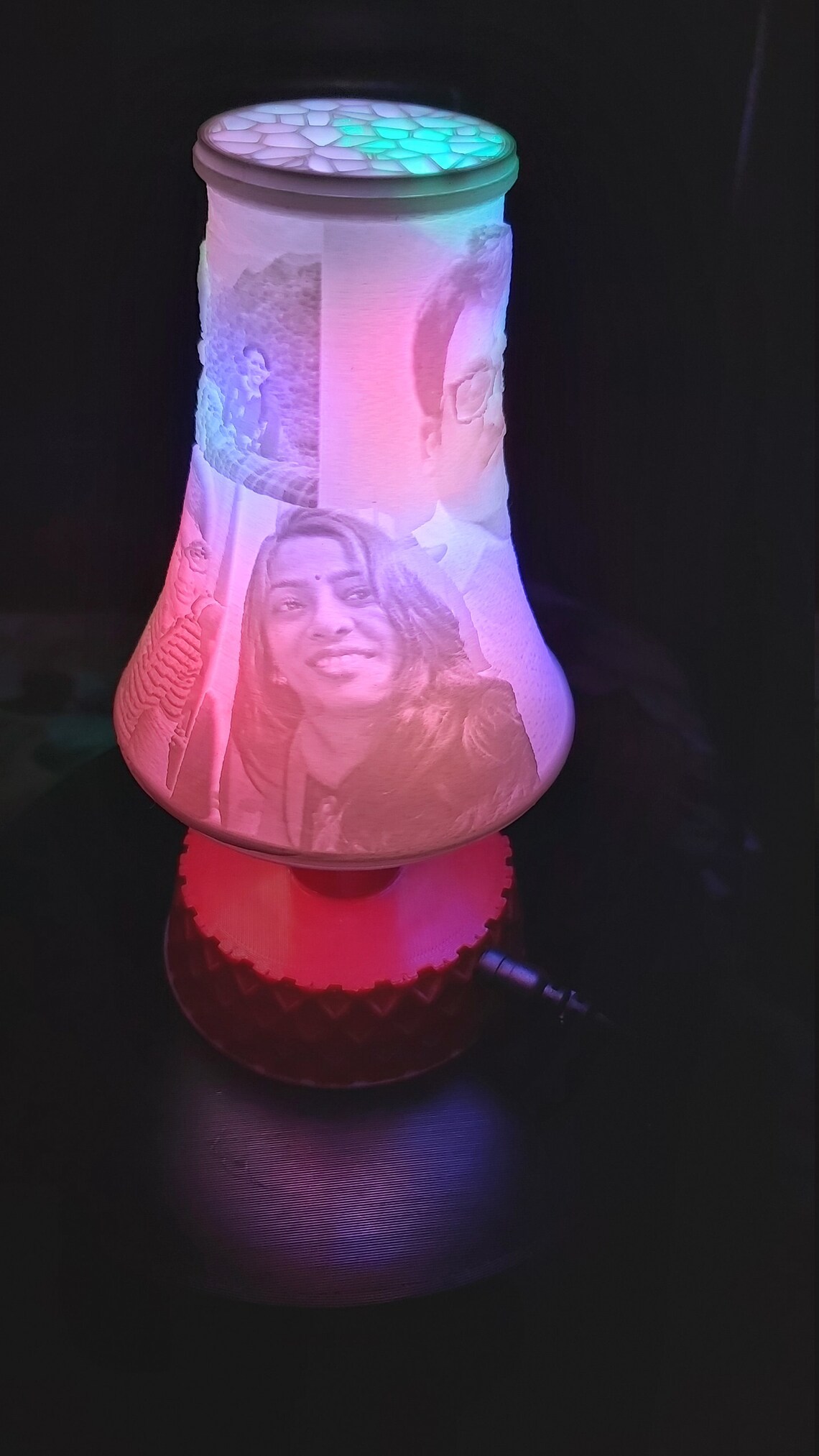 Mini lithophane lamp shade lamp customizable lamp shade 3d Etsy