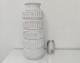retro vintage white vase from Westgermany type 268-40