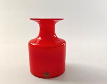 gemarkt orange Holmegaard aus der Carnaby-Serie, Designer Per Lütken