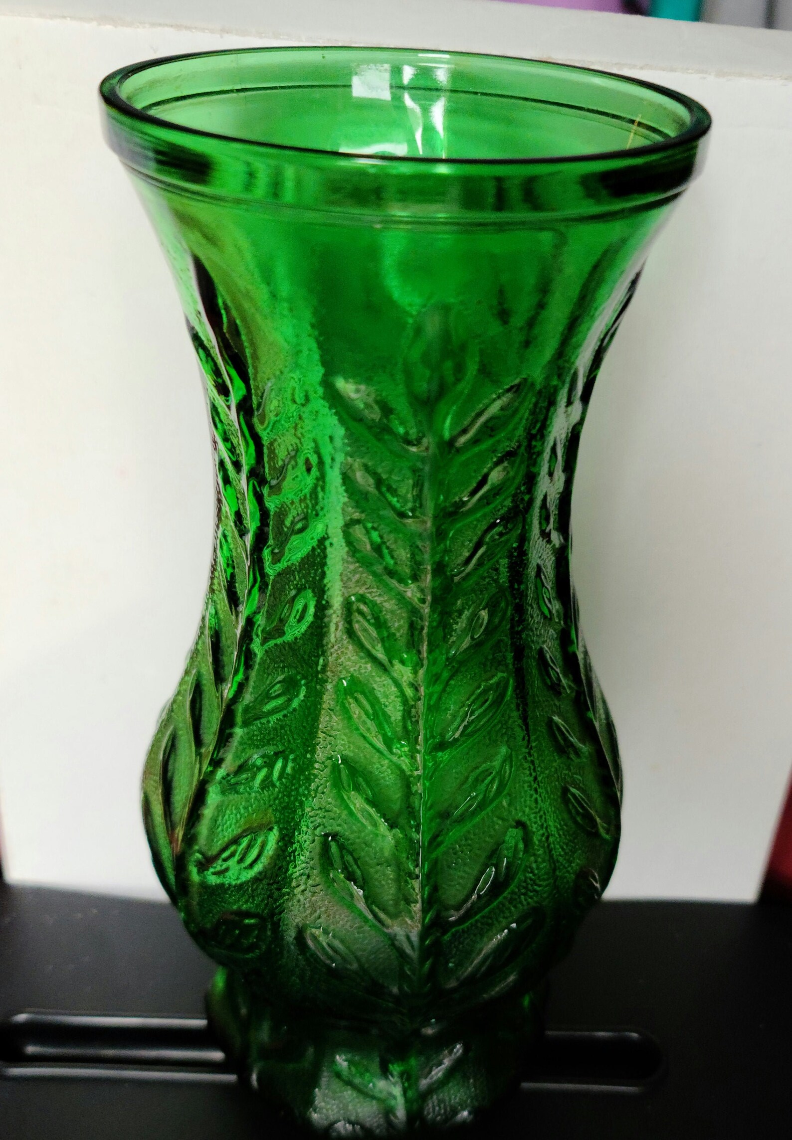1977 Vintage FTD Vase Green Etsy