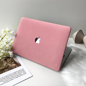 Unrestrained Powder Leather MacBook Case Decal Cover For New MacBook M1 Pro 14 M1 Air 13 Pro 13 Custom Name Case Macbook Pro 16 15