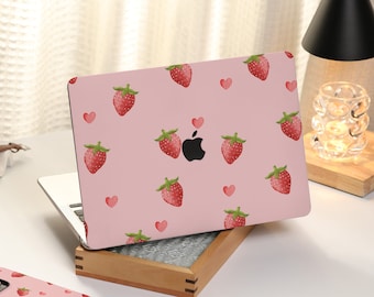 Fantasy Strawberry MacBook Case For MacBook Air 13 Case MacBook Pro 13 Case, MacBook Pro 14 Case Pro Max 16 Macbook Pro 15 Case, Laptop