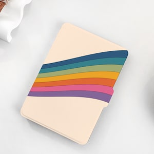 A Touch of Rainbow Personalized kindle Case, All-new Kindle Case, Custom Name kindle Cover for Kindle Paperwhite 1/2/3/4, Kindle 2019, 2022