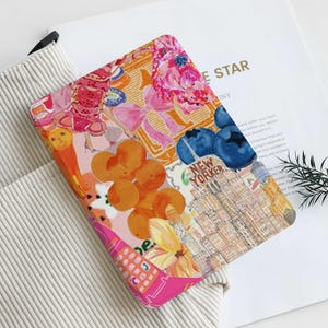 Orange Blueberry Party Kindle Case, 2024 All-new Kindle Case, Custom Kindle Cover for Kindle Paperwhite 10th 11th 12th Kindle 2019-2022