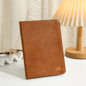 Vintage Brown Vegan Leather Kindle Case, Kindle Cover For 2024 kindle 11th Gen Kindle Paperwhite 12th Gen, Stamping Kindle Cases