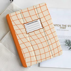 Twisted Grid Notebook Personalized iPad Case with Apple Pencil Holder, For iPad 10 Mini 6/7 iPad Pro 2024, iPad Air 4/5/6th iPad Air 2025