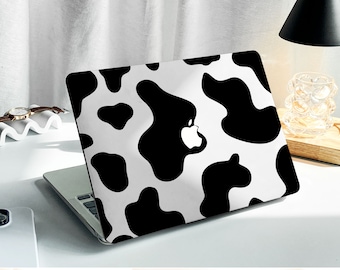 Black Cow MacBook Case Cover For New MacBook M1 Pro 13 Case A2338, MacBook Air 13 Case A2337, Macbook Pro 14 15 16 Case, Apple Laptop