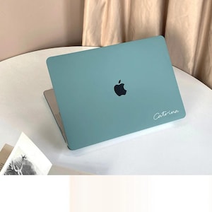 Peacock Blue MacBook Shell Case Decal Cover For New MacBook M1 Pro 14 M1 Air 13 A2338, A2337 Macbook Pro 15 16 Case, Apple Laptop