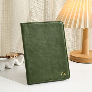 Vintage Green Vegan Leather Kindle Case, Kindle Cover For 2024 kindle 11th Gen Kindle Paperwhite 12th Gen, Stamping Kindle Cases