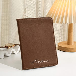 Brown Lychee Vegan Leather Kindle Case, Kindle Cover For 2024 kindle 11th Gen Kindle Paperwhite 12th Gen, Custom Kindle Cases