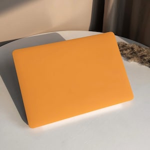 Pumpkin Orange MacBook Shell Case Decal Cover For New MacBook M1 Pro 14 M1 Air 13 A2338, A2337 Macbook Pro 15 16 Case, 2026 Apple Laptop