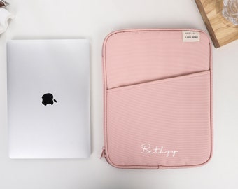 Laptop Bag, Personalized Laptop Bag, MacBook Sleeve, Initial Letter Customization, Laptop Sleeve Bag 11 inch 13 inch