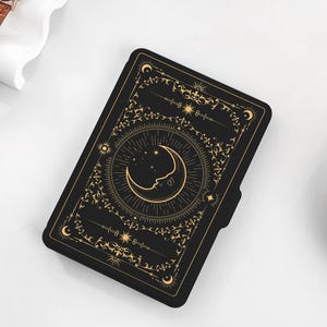 Sun & Moon Magic Personalized kindle Case, All-new Kindle Case, Custom Name kindle Cover for Kindle Paperwhite1/2/3/4, Kindle 2019-2022