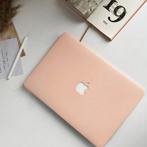 Frosted Pink Matte MacBook Shell Case Decal Cover For New MacBook M1 Pro 14 M1 Air 13 A2338, A2337 Macbook Pro 15 16 Case, Apple Laptop