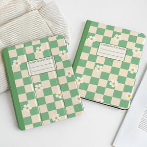 Plaid Floral Notebook Personalized iPad Case with Apple Pencil Holder, For iPad 10 Mini 6/7 iPad Pro 2024, iPad Air 4/5/6th iPad Air 2025