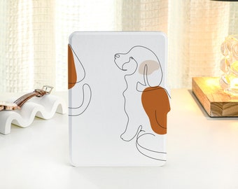 Cute Puppy Personalized kindle Case, All-new Kindle Case, Custom Name kindle Cover for Kindle Paperwhite 1/2/3/4, Kindle 2019, 2022