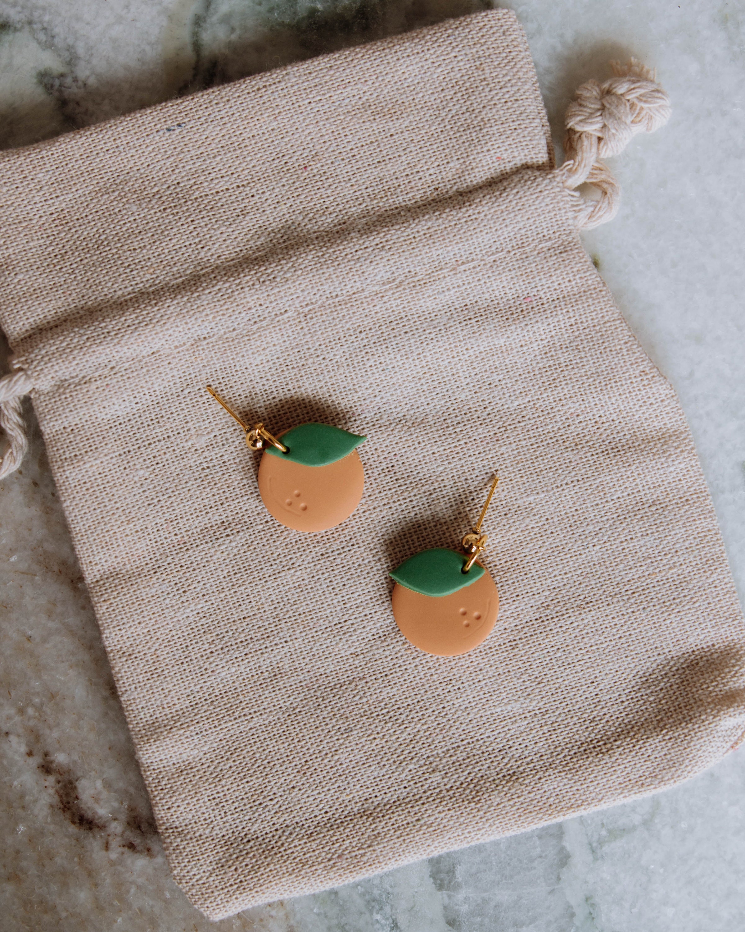 Fruity Polymer Clay Earrings Oranges Oranges Mini & Etsy UK