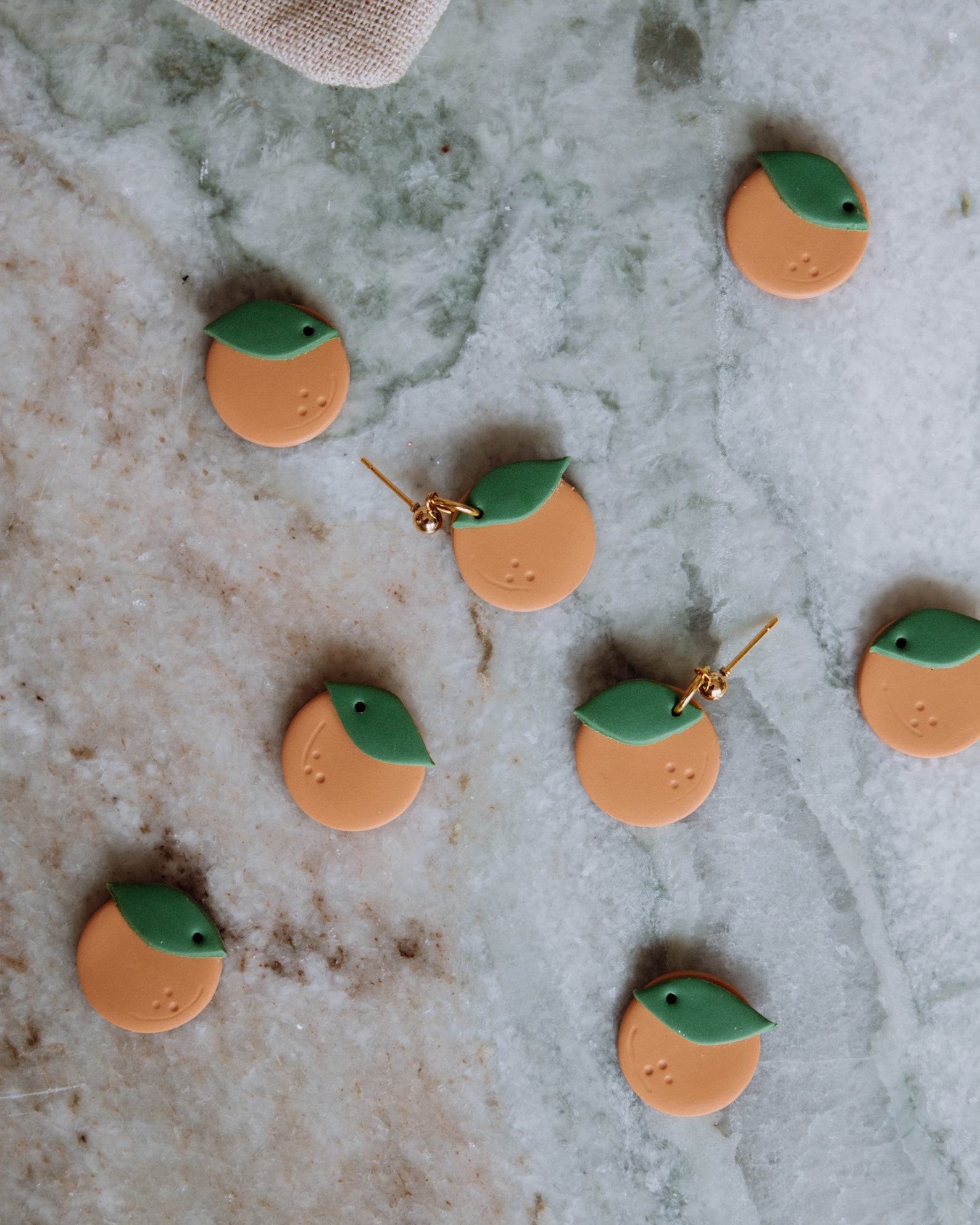 Fruity Polymer Clay Earrings Oranges Oranges Mini & Etsy UK