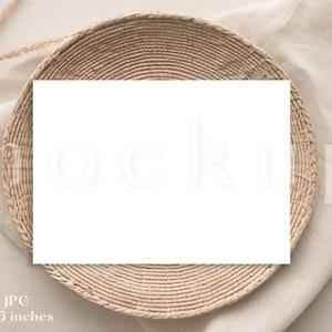 20x15 Einladung Mockup | Speichern Sie das Datum Mockup | Hochzeit einladen Mockup | Baby-Dusche-Mock