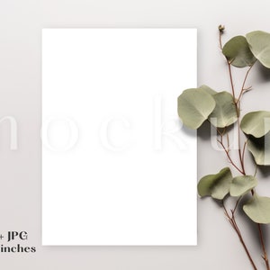 5 x 7 Invitation Mockup | Greeting Card Mockup | Wedding Invite Mockup | Birthday Card Mockup